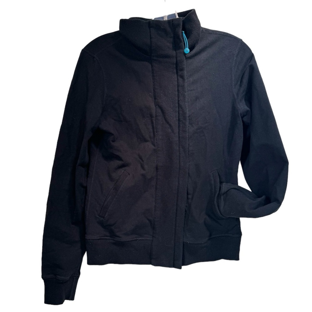 Lululemon Slalom Full Zip Lightweight French Terry Quilted Elbow Patch‎ Cotton 6